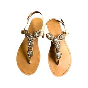 BCBGeneration Sequins Sandals size 8